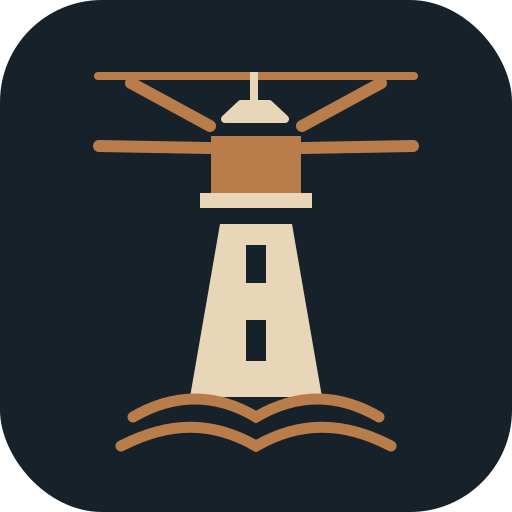Black Point Print Co. lighthouse mark