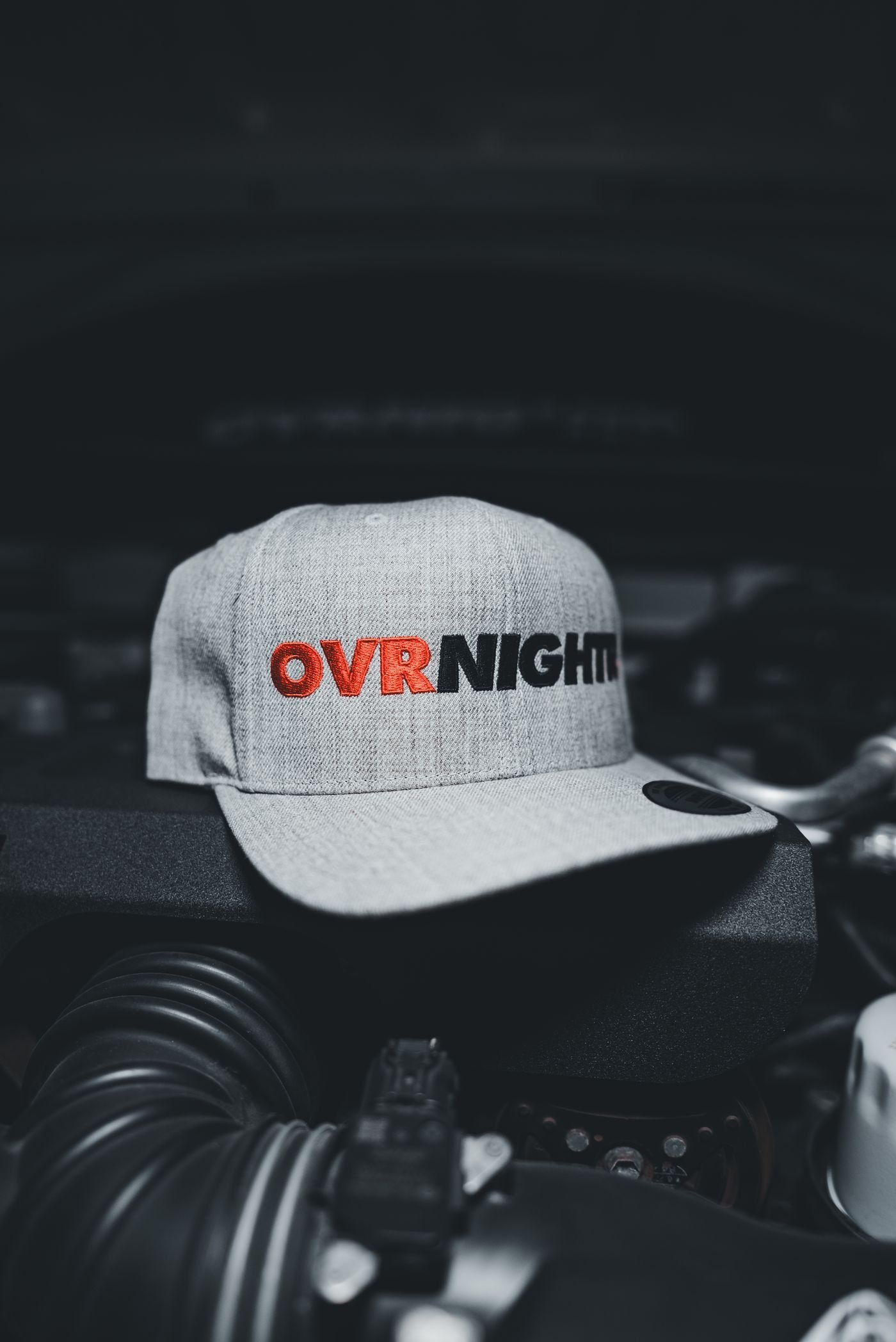 Embroidered cap detail